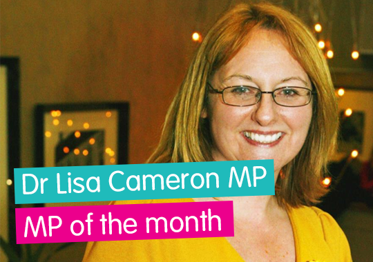Dr Lisa Cameron, MP